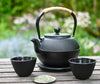 Zen Minded Cast Iron Teapot Black 3