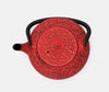 Cast Iron Teapot Pine Needle