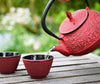 Cast Iron Teapot Pine Needle