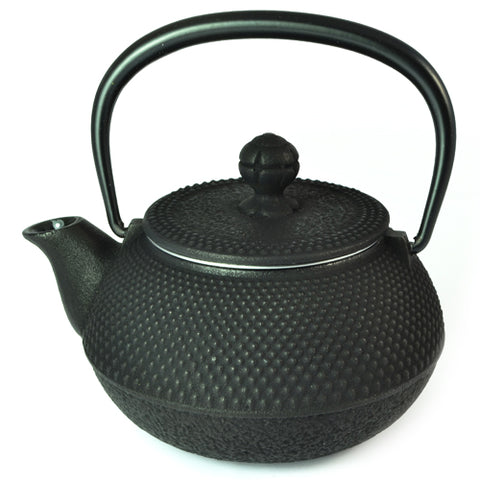 Iwachu Iwachu Cast Iron Tetsubin Teapot With Arare Pattern In Black 325ml