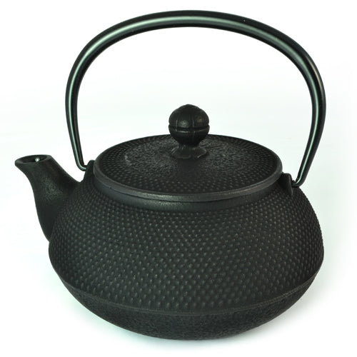 Iwachu Iwachu Cast Iron Teapot With Arare Pattern In Black 650ml