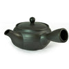 Zen Minded Japanese Teapot With Dark Grey Glaze 2
