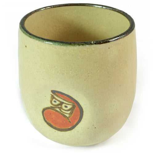Copo de cerâmica Zen Minded com personagem daruma