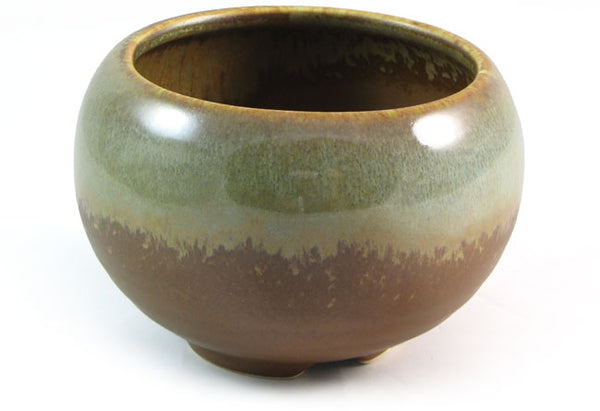 Tigela de incenso de cerâmica vidrada Zen Minded sálvia do deserto