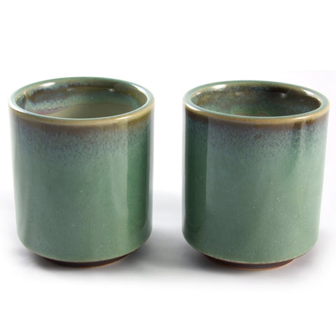 Zen Minded grøn glaseret te & kaffe kop par