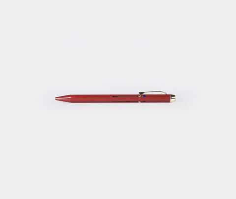 قلم حبر جاف Hightide 4 ألوان، أحمر