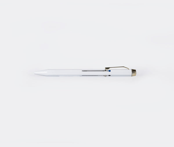 قلم حبر جاف Hightide 4 ألوان، أبيض
