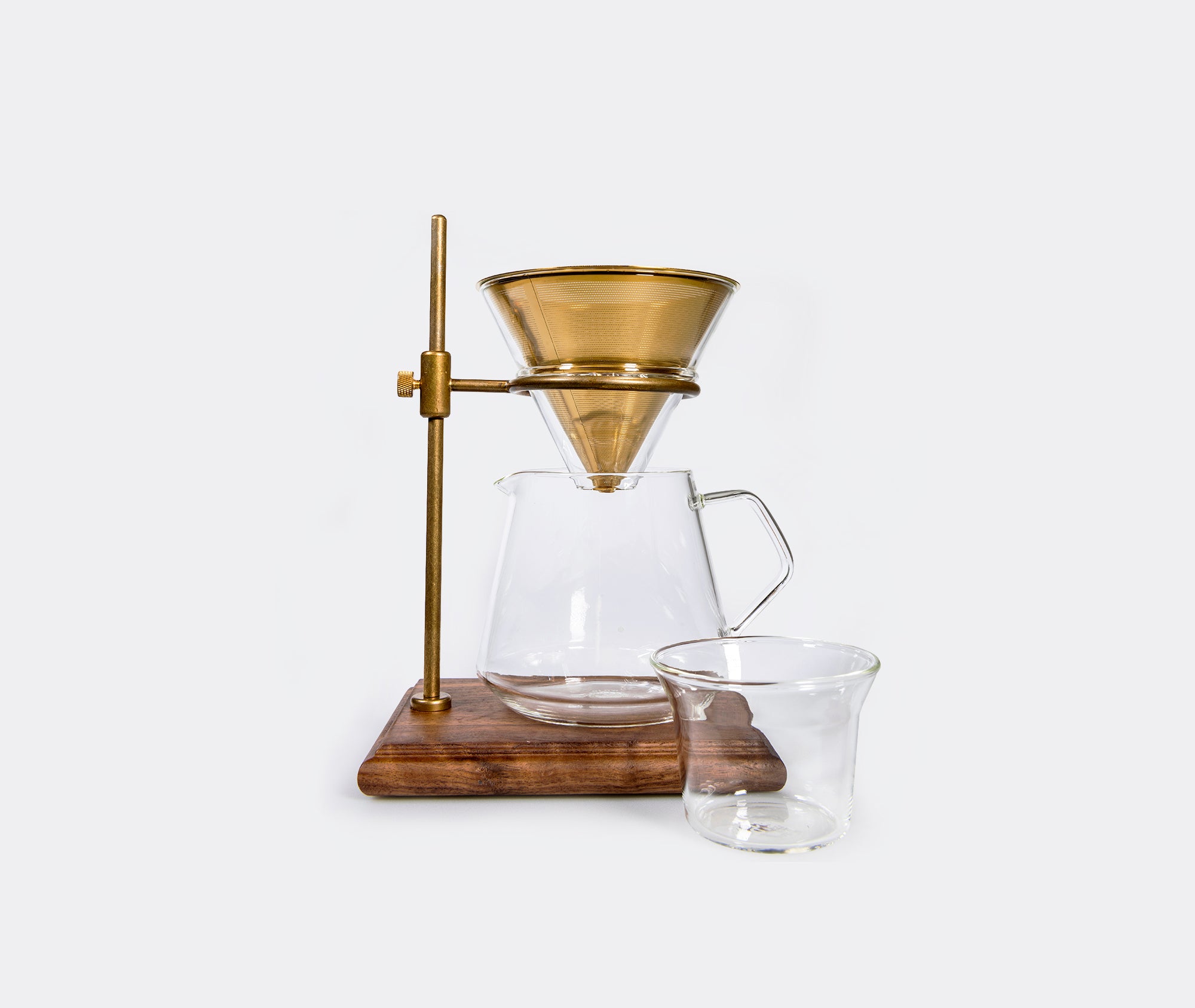 Kinto Pour-over Japanese Coffee Brewer with Brass Stand – zen
