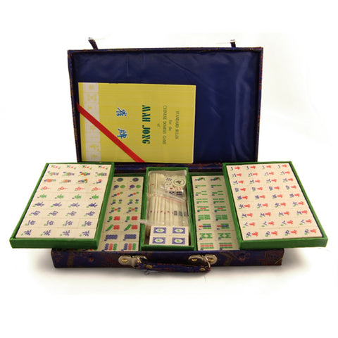 Mahjong chinois Zen Minded avec tuiles en bambou et os