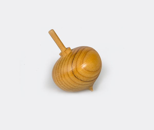 Koma Japanese Wooden Spinning Tops Pair of 2 zen minded