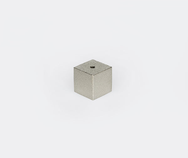 Hakuhodo Sumitani cube porte-encens argent