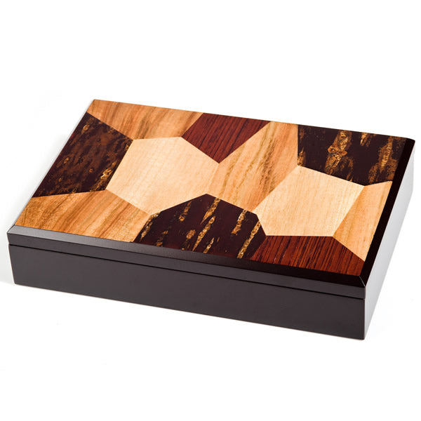 Caja tamaño a4 de madera de cerezo Zen Minded