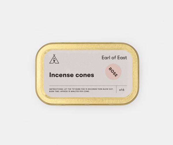 Earl Of East Incense Cones Rose