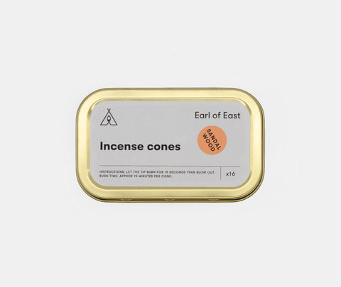 Earl Of East Incense Cones Sandalwood