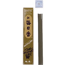 Incenso Nippon Kodo Morning Star em bastões de chá verde