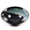 Zen Minded himmelblaue und schwarze glasierte japanische Keramikschale 3