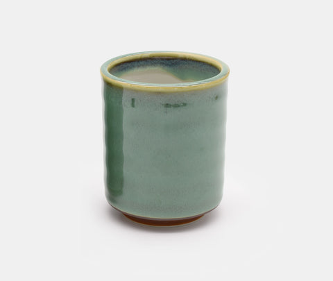 Zen Minded Aoi Keramiktasse mit grüner Glasur