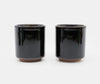 Zen Minded Small Black Kuro Ame Glazed Cup Pair