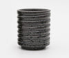 Zen Minded schwarze kezuriuzu glasierte Tasse, großes Paar, 4 Stück