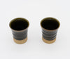 Zen Minded Oribe Glazed Bamboo Cup Pair 3