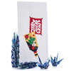 Zen Minded blå japansk origami-kraner pakke med 10 2