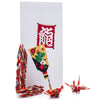 Pacote de guindastes de origami japonês vermelho Zen Minded com 10 2