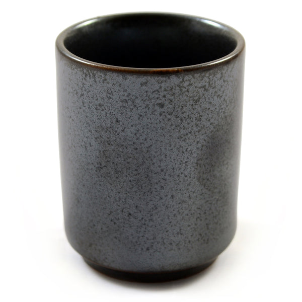 Tasse à saké japonaise émaillée argent mat Zen Minded