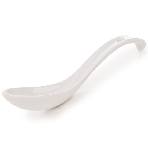 Zen Minded White Japanese Soup Spoon