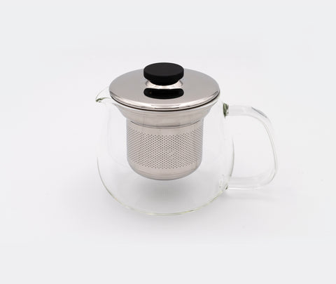 Kinto Unitea Glass & Stainless Steel Teapot Small