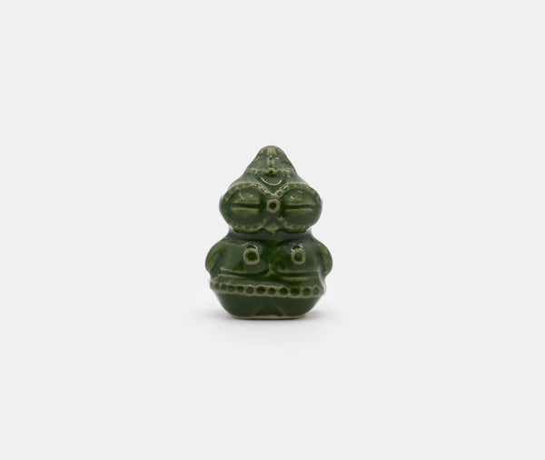 Kiya Jomon Dogu Figurine Green