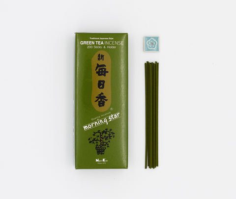 Nippon Kodo morgenstjerne røgelsespinde grøn te 200