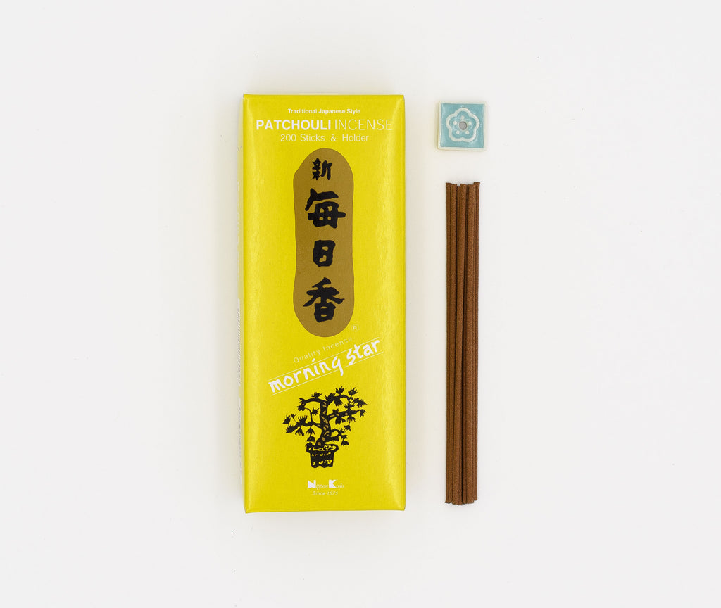 Nippon Kodo Morning Star Gardenia – Incienso Japonés – Caja De 200 Varillas Con Soporte De Ceramica Nippon Kodo Morning Star Gardenia – Incienso Japonés – Caja De 200 Varillas Con Soporte De Ceramica