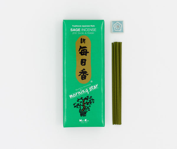 Nippon Kodo Morning Star Incense Sticks Sage 200