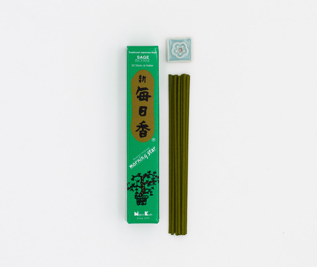 Nippon Kodo Morning Star Incense Sticks - Sage – zen minded