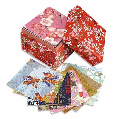 Zen Minded låda av washi origami papper