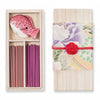 Kousaido Plum Flower Organic Japanese Incense Stick Gift Set With Holder