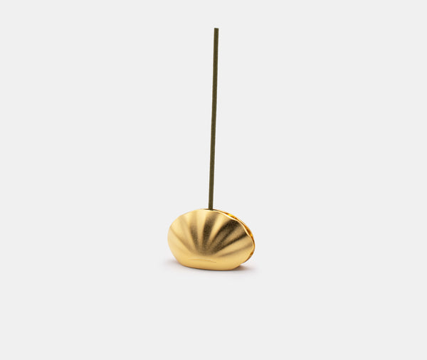Shoyeido Kolip Shell Incense Holder Gold