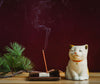 Porta-incenso para gatos pequenos Shoyeido koneko 8