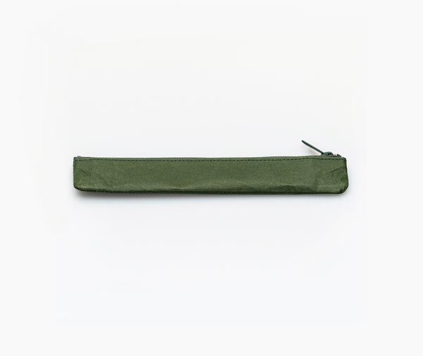 حافظة أقلام Siwa رفيعة باللون الأخضر الداكن
