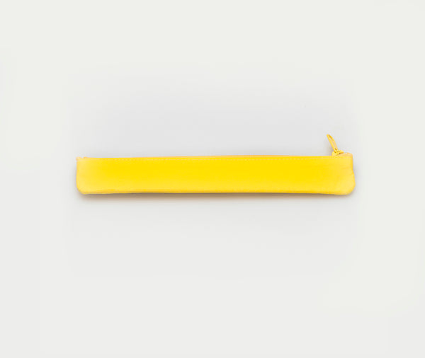 حافظة أقلام Siwa رفيعة باللون الأصفر