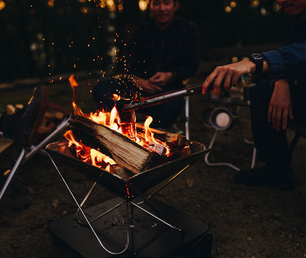 Snow Peak Fire Pit Tongs zen minded