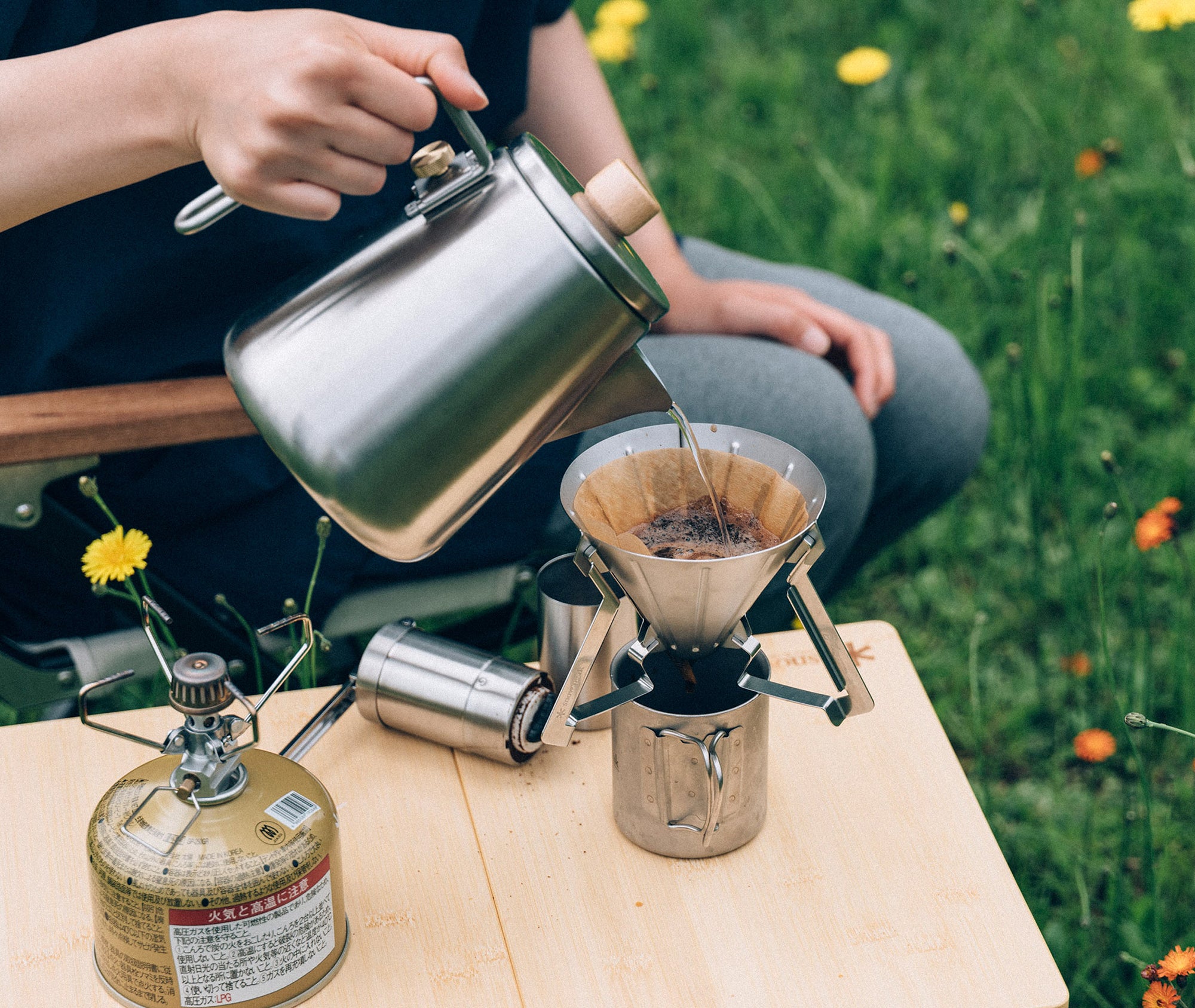 Snow Peak Field Barista Stainless-steel Camping Kettle – zen minded