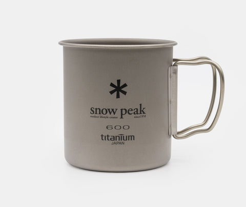 Snow Peak titane 600 tasse simple