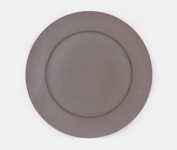 Syuro Stoneware Plate Medium Grey