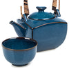 Zen Minded Japanese Tea Pot Set Shinnamako Glaze 2