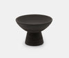 Ume Shibui Räucherstäbchenhalter aus rohem schwarzem Steinzeug, 4 Stück