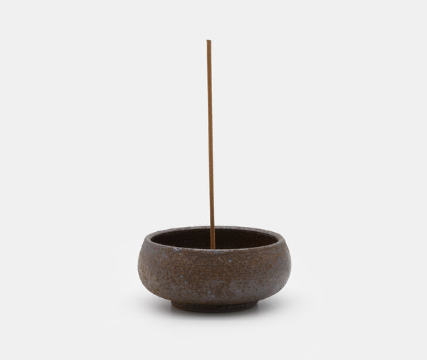 Ume Wabi Sabi Stoneware Incense Bowl