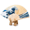 Zen Minded vægmonteret bambus-displaystativ til foldeblæser 3