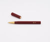 Ystudio قلم كرة دوارة من الراتنج باللون الأحمر