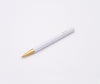 Ystudio قلم كرة دوارة من الراتنج باللون الأبيض 3